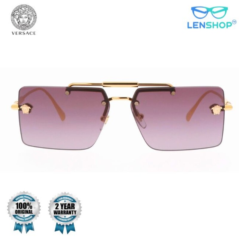 GetUSCart- Versace Unisex Sunglasses Violet Frame, Violet Lenses, 51MM
