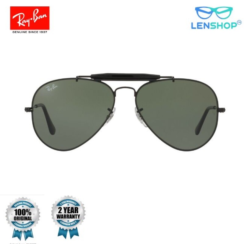 RAYBAN RB3129I W0228 58 OUTDOORSMAN SUNGLASSES