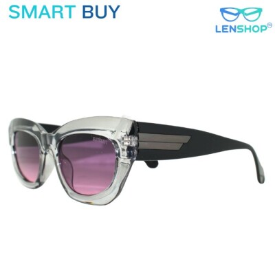 LENSHOP SMART BUY TRANSPARENT PURPLE CAT EYE WOMEN SUNGLASSES
