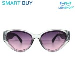 LENSHOP smart buy Cat eye purple transparent women sunglass