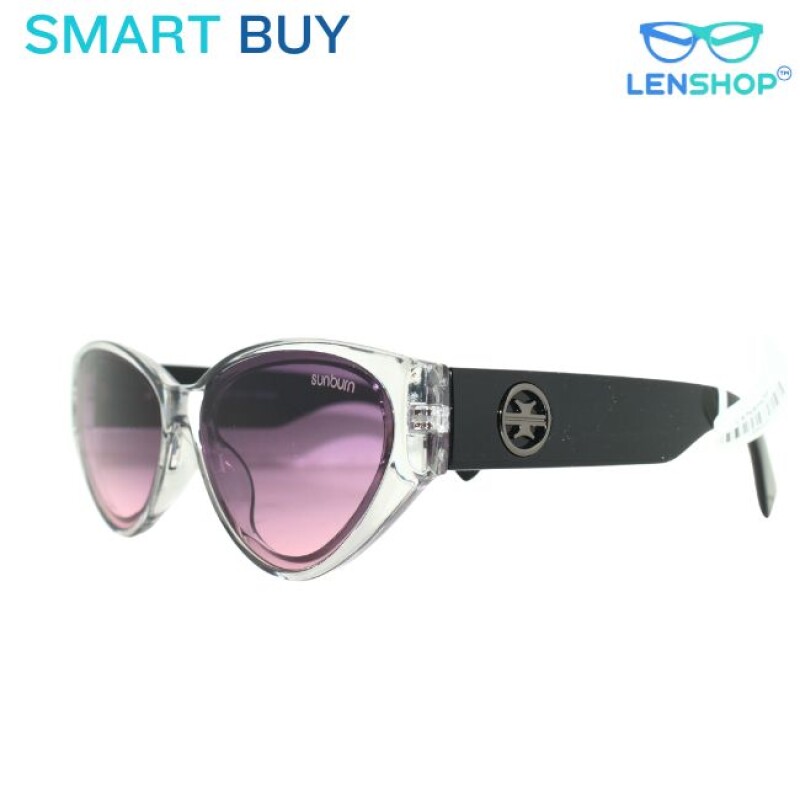LENSHOP smart buy Cat eye purple transparent women sunglass