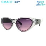 LENSHOP smart buy Cat eye purple transparent women sunglass