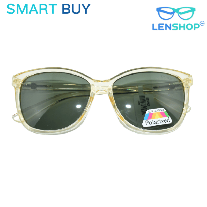 Lenshop Smart buy transparent Green lens women cat eye sunglasses
