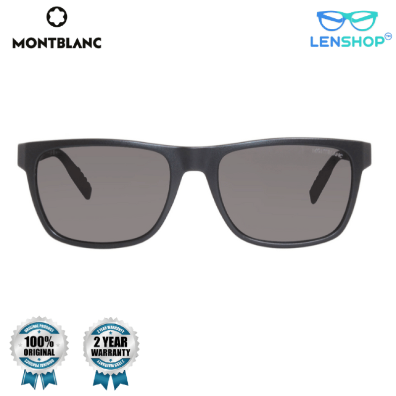 Montblanc MB0209S black Men sunglass