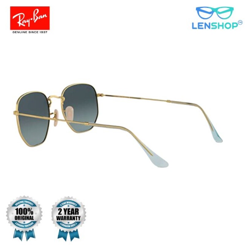 Rayban 	RB 3695I 001/3M-55 rectangular sunglasses