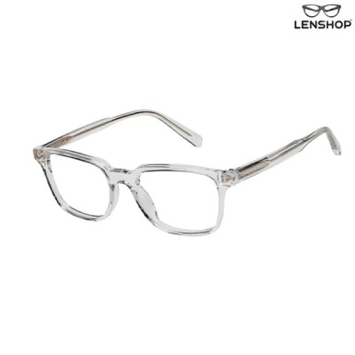 LENSHOP A WHITE TRANSPARENT ACETATE